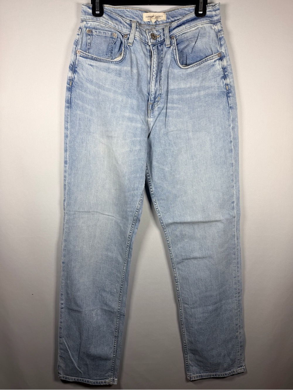 Current/Elliott Light Wash High-Rise Jeans